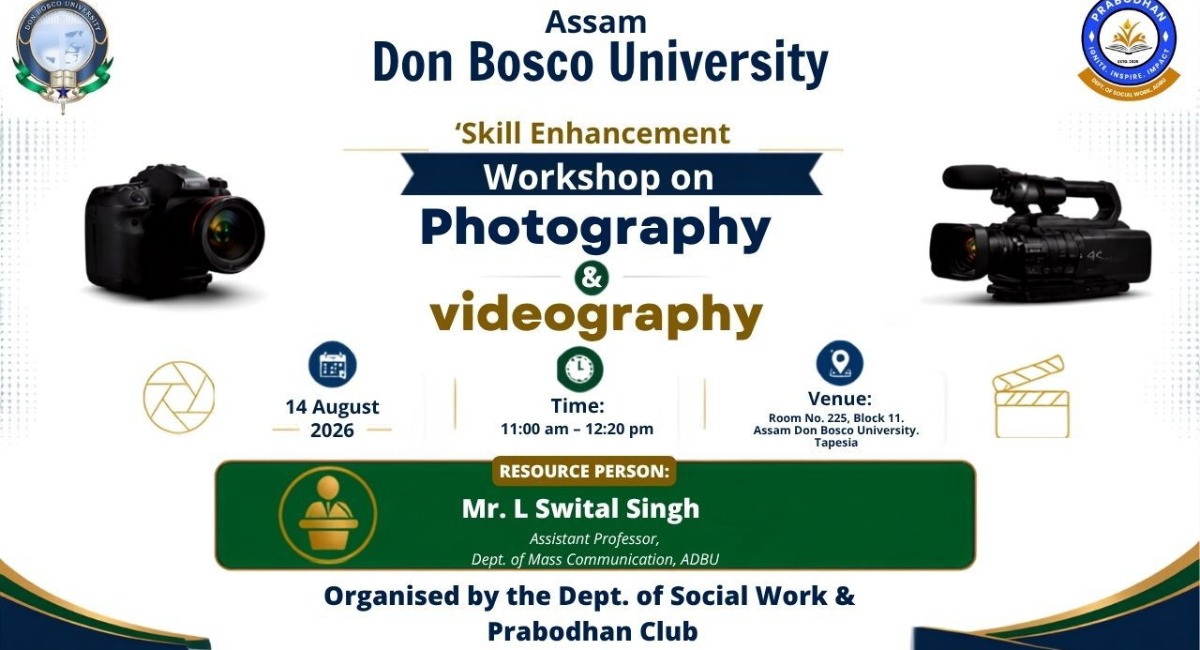Skill Enhancement Workshop on Photography &amp; Videography