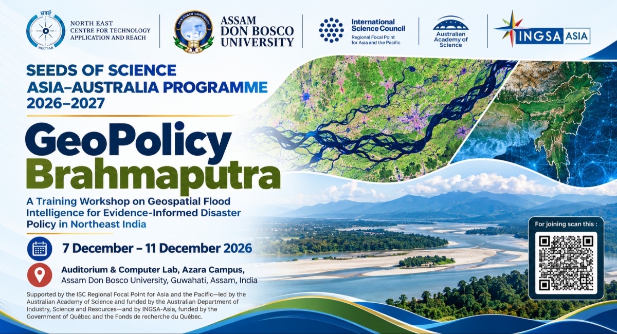 GeoPolicy Brahmaputra: A Training Workshop on Geospatial Flood Intelligence for Evidence-Informed Disaster  Policy in Northeast India