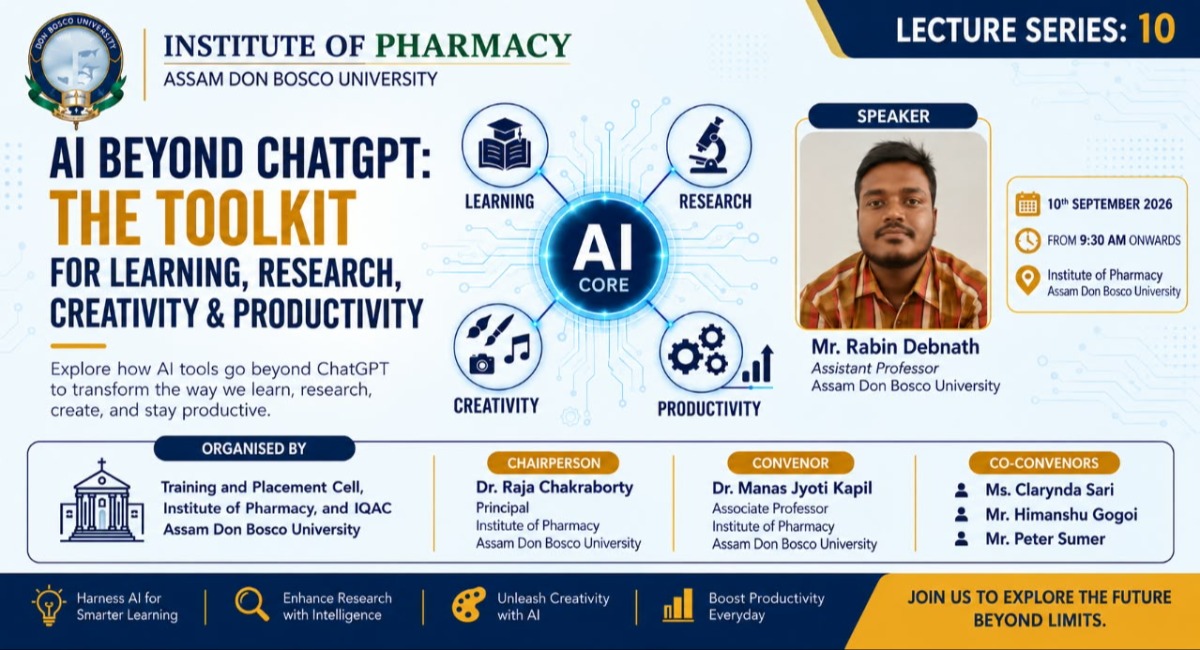 Lecture Series 10: AI Beyond ChatGPT: The Toolkit for Learning, Research, Creativity and Productivity