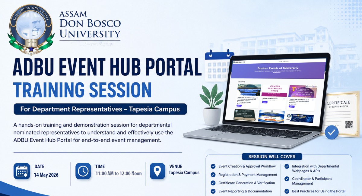ADBU Event Hub Portal Training - Tapesia